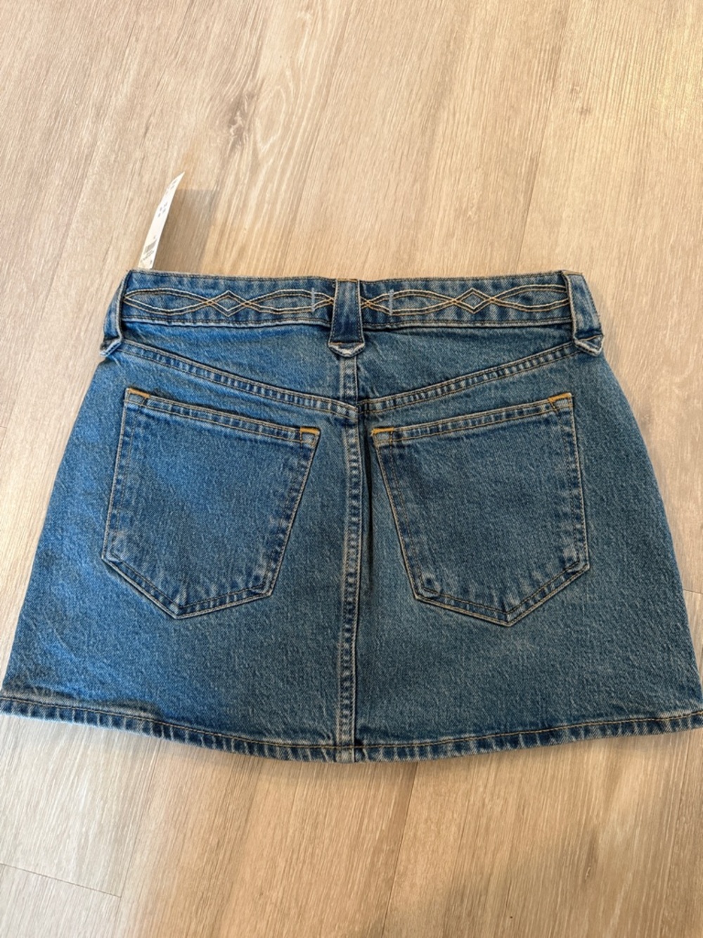 New Abercrombie Kemo Sabe Denim Skirt Curve Love 24’ - Picture 4 of 5